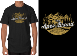 T-Shirt-Design von a.o.d für The Apex Brand. | Design #17812777