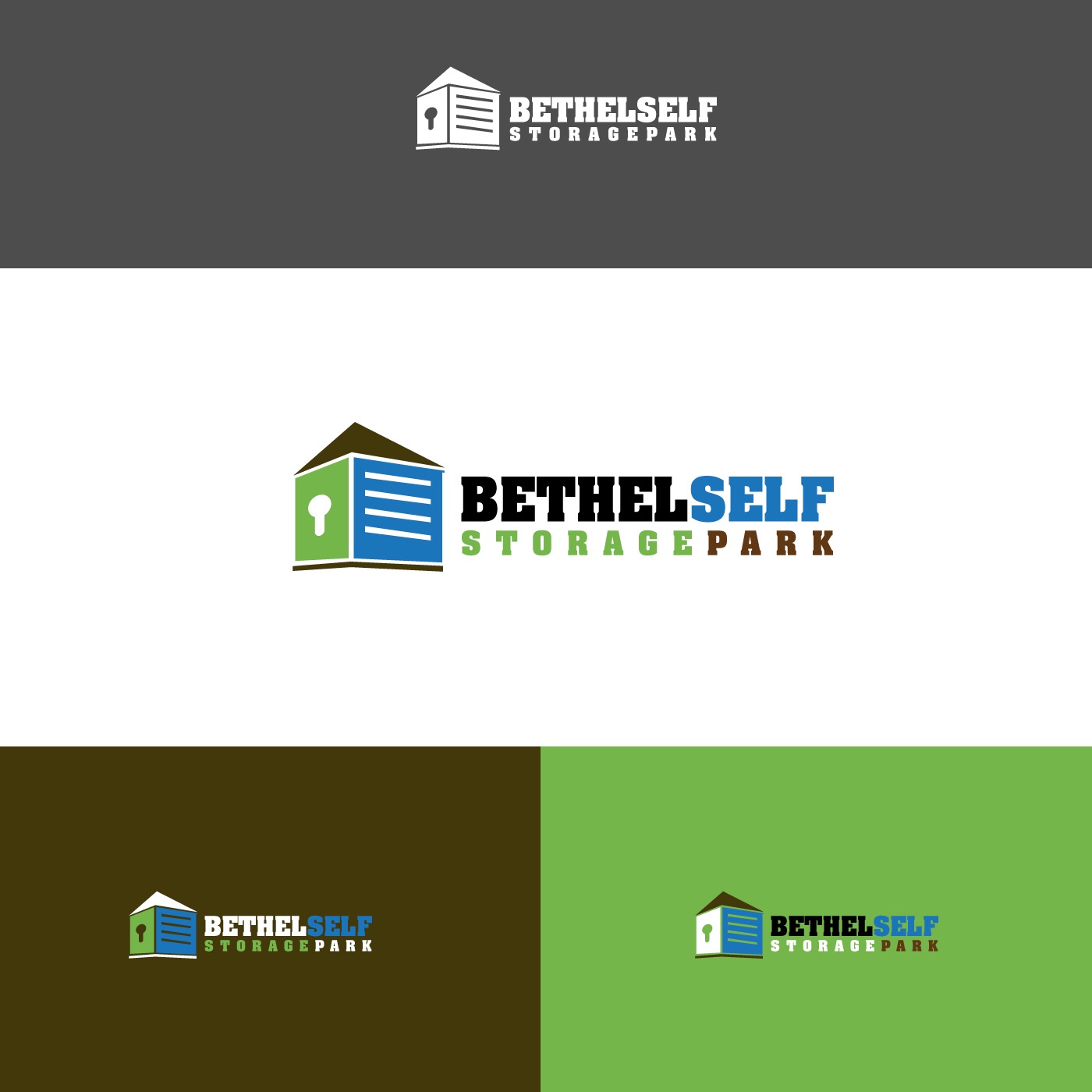 Logo Design by aspiremedia for Bethel Self Storage Park | Design #17814942