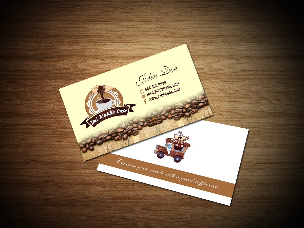 Business Card Design by Creations Box 2015 for Ital coffee | Design #17783910