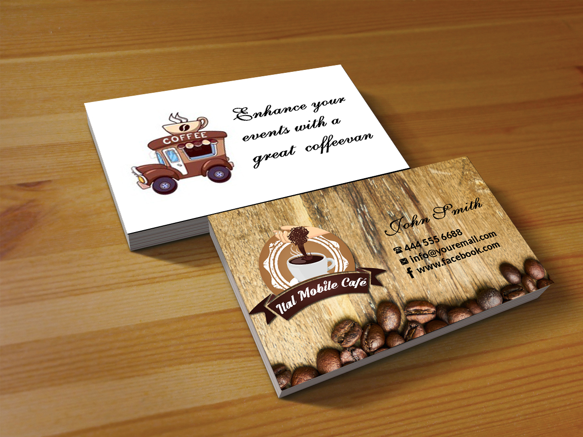 Business Card Design by Creations Box 2015 for Ital coffee | Design: #17792309