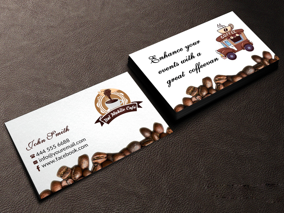 Business Card Design by Creations Box 2015 for Ital coffee | Design #17792314