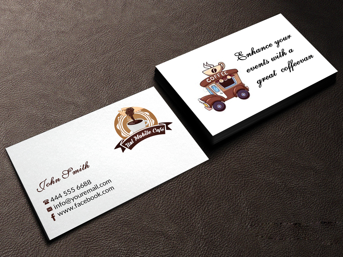 Business Card Design by Creations Box 2015 for Ital coffee | Design #17792315