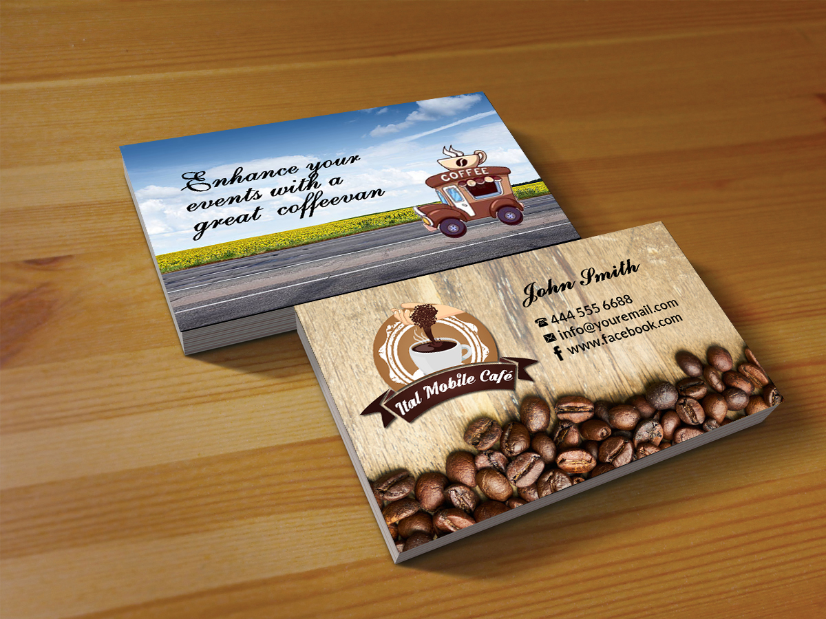 Business Card Design by Creations Box 2015 for Ital coffee | Design #17832276