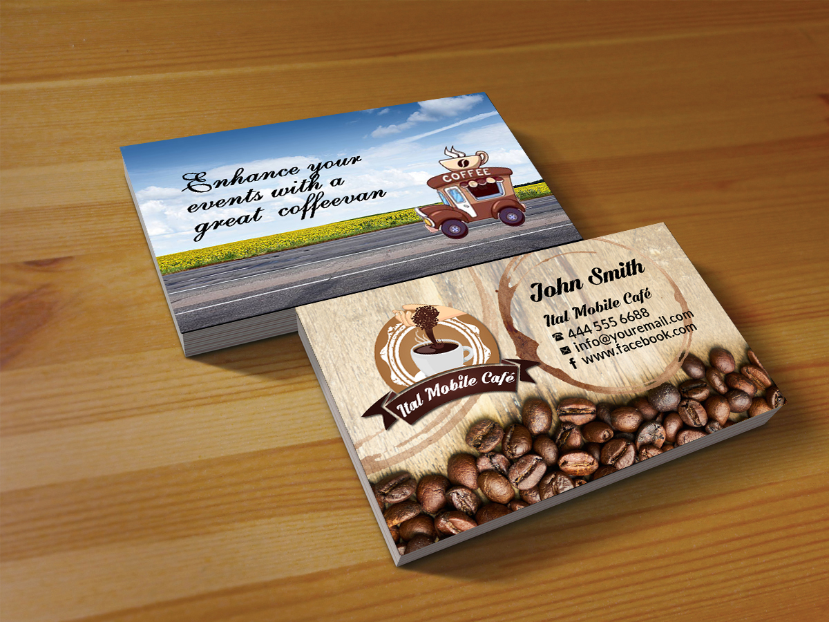 Business Card Design by Creations Box 2015 for Ital coffee | Design #17856143