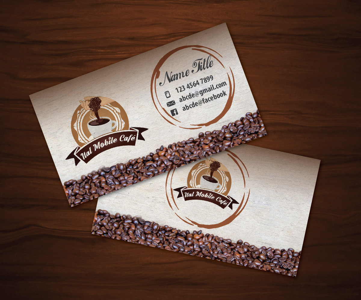 Business Card Design by Isnah Logo for Ital coffee | Design #17784201