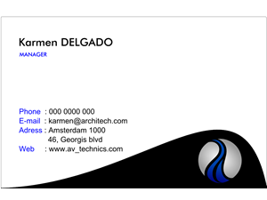 Business Card Design by Kokolina for this project | Design: #652561