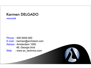 Business Card Design by Kokolina for this project | Design: #652629