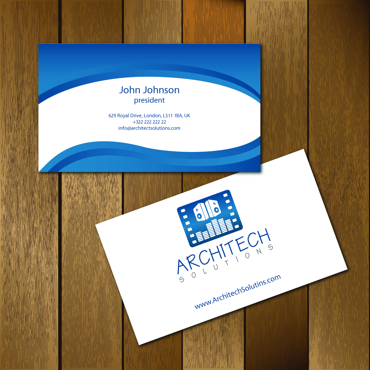 Business Card Design by lakpar for this project | Design #647547