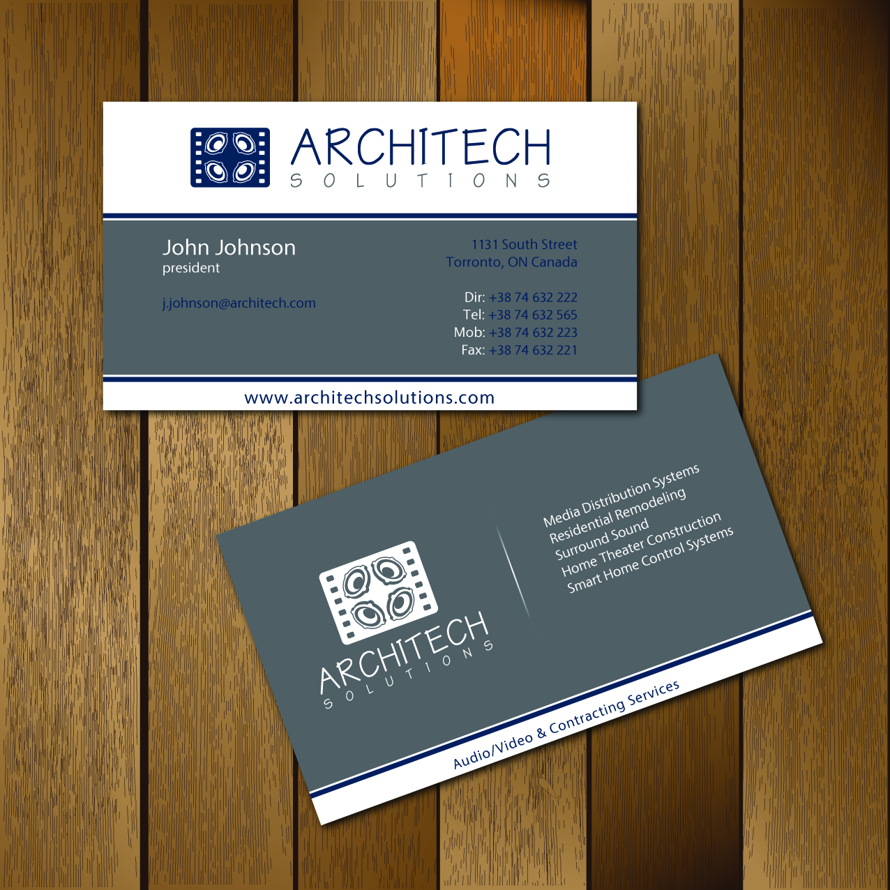 Business Card Design by lakpar for this project | Design #650372