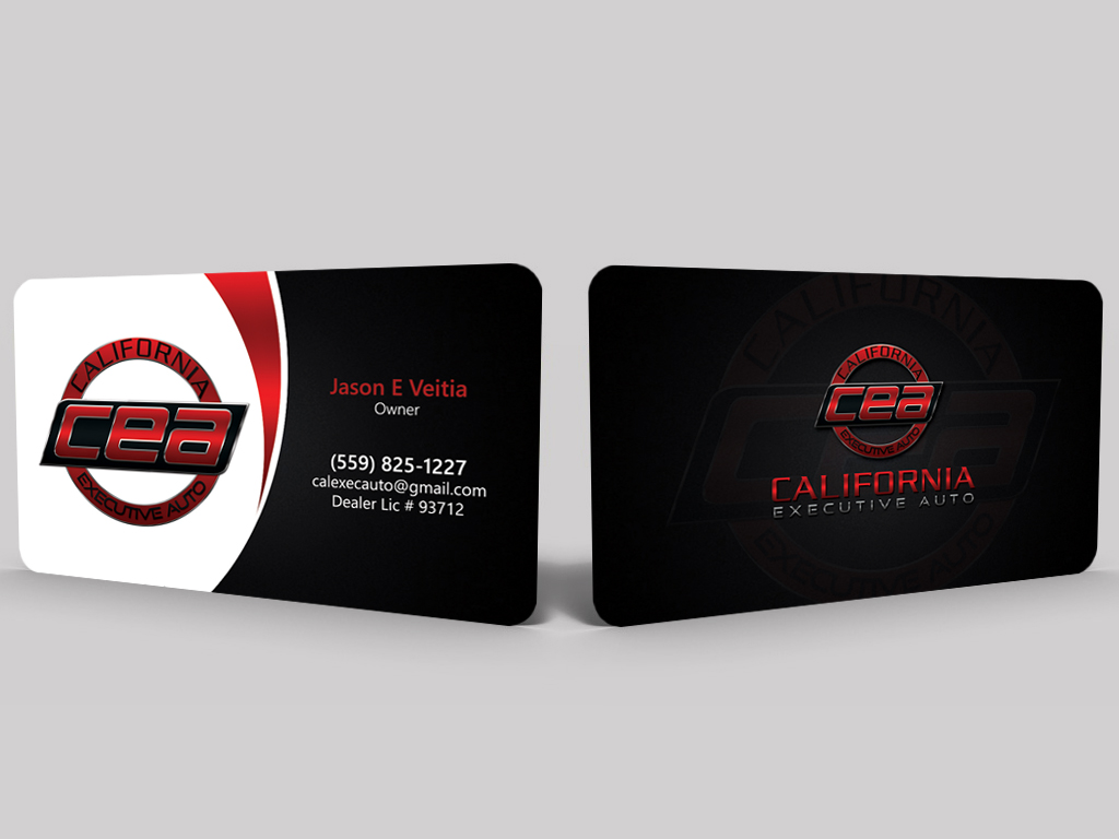 Visitenkarten-Design von Hardcore Design für California Executive Auto | Design #17803616