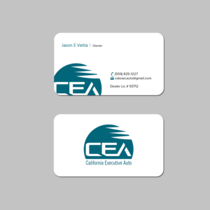 California Executive Auto, Cal Exec Auto, CEA, etc | Visitenkarten-Design von kousik