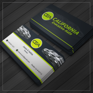 Visitenkarten-Design von Caio Designer für California Executive Auto | Design: #17802523