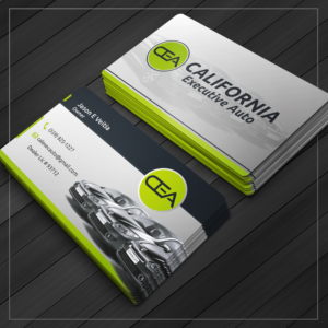 Visitenkarten-Design von Caio Designer für California Executive Auto | Design: #17802524