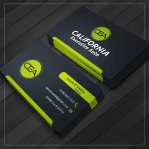 Visitenkarten-Design von Caio Designer für California Executive Auto | Design: #17803976