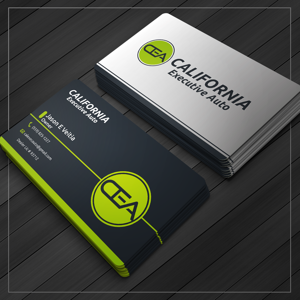 Visitenkarten-Design von Caio Designer für California Executive Auto | Design #17803998
