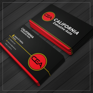 Visitenkarten-Design von Caio Designer für California Executive Auto | Design: #17809567