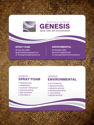 Genesis.  | Diseño de Tarjeta de Presentación por Sandaruwan
