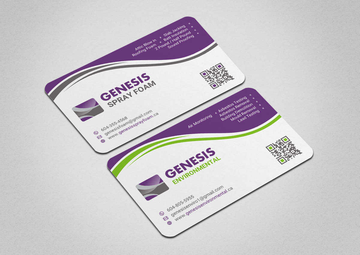 Business Card Design by INDIAN_Ashok for Genesis  | Design #17787956
