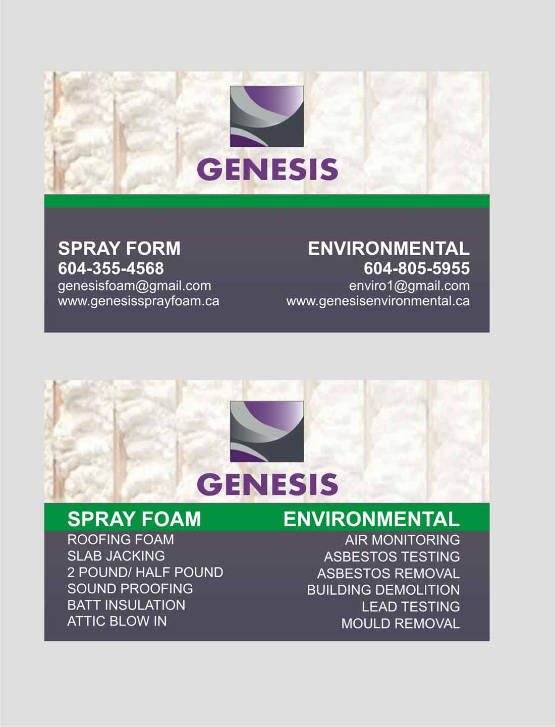 Business Card Design by yadavsushil for Genesis  | Design #17927613
