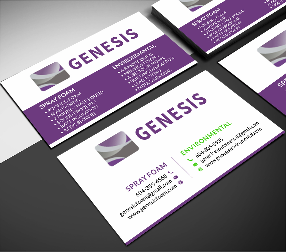 Business Card Design by SKYdesign for Genesis  | Design #17828969
