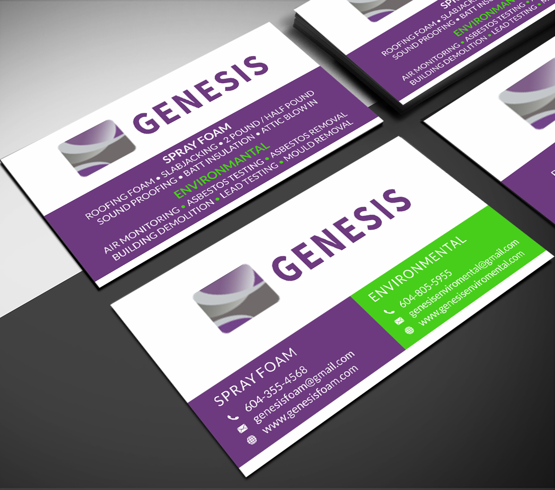 Diseño de Tarjeta de Presentación por SKYdesign para Genesis  | Diseño #17828971