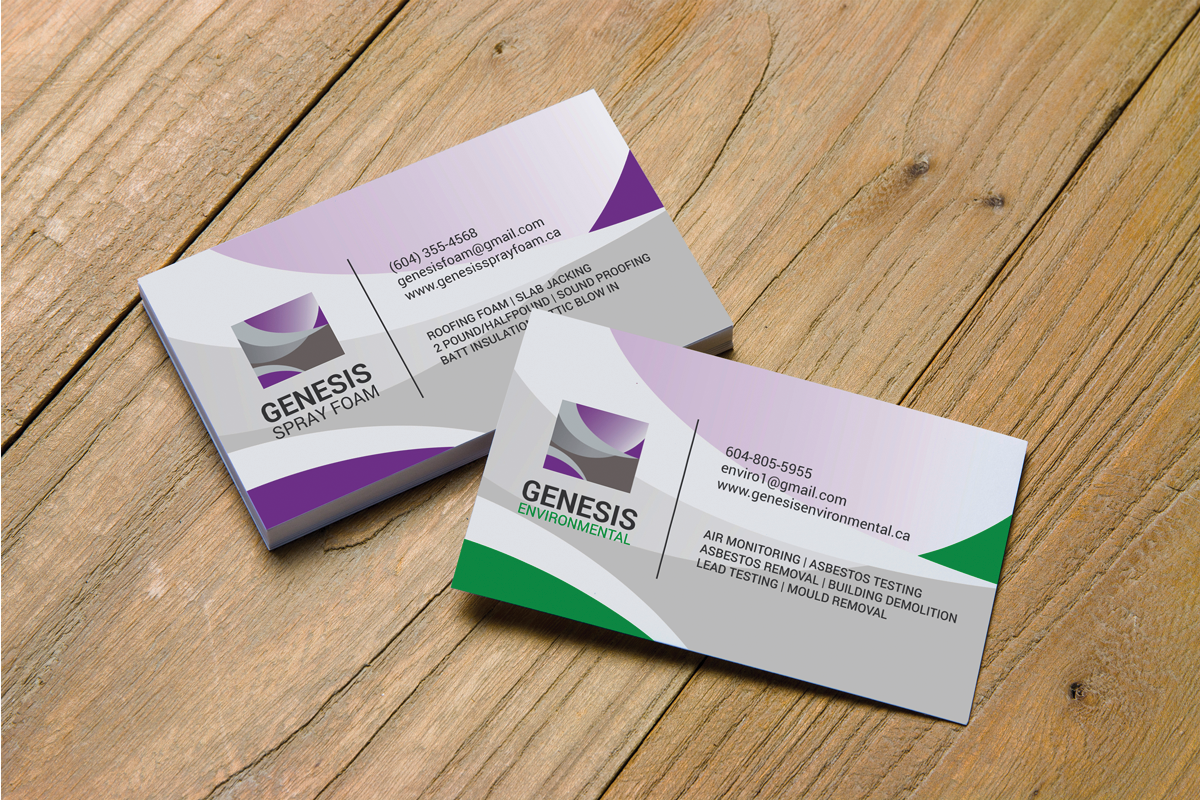 Business Card Design by JK18 for Genesis  | Design #17801148