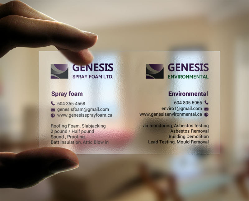 Business Card Design by chandrayaan.creative for Genesis  | Design #17878894