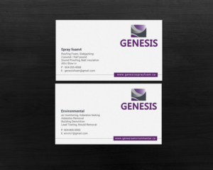 Genesis.  | Diseño de Tarjeta de Presentación por chandrayaan.creative