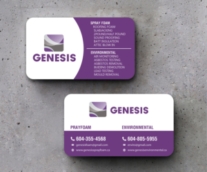Visitenkarten-Design von M6G für Genesis  | Design: #17923639