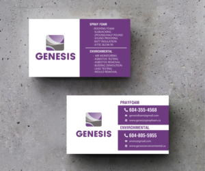Visitenkarten-Design von M6G für Genesis  | Design: #17923655