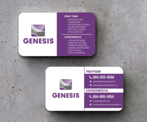 Visitenkarten-Design von M6G für Genesis  | Design: #17923674