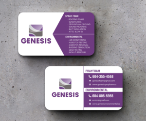 Visitenkarten-Design von M6G für Genesis  | Design: #17923740