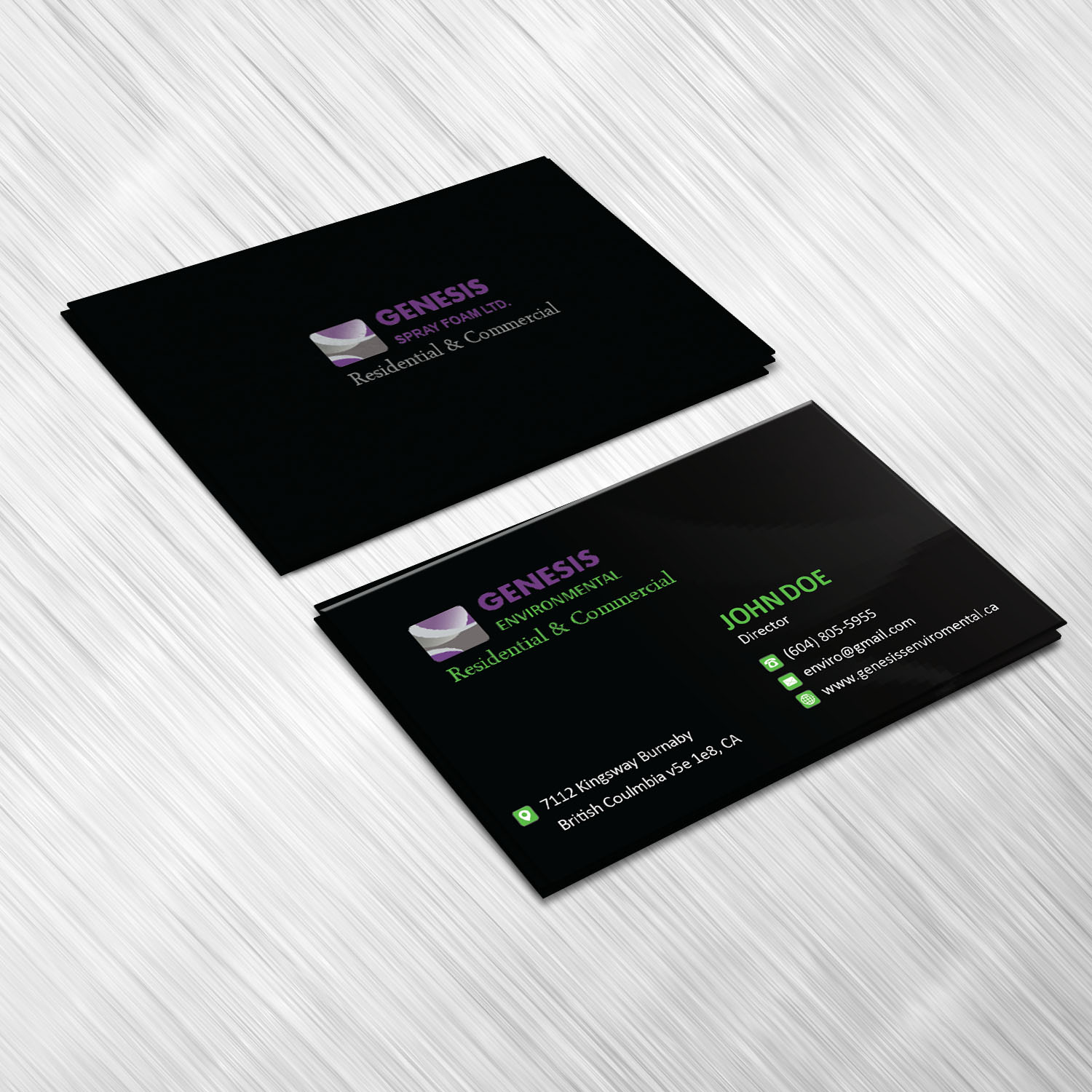 Business Card Design by Creative Jiniya for Genesis  | Design #17850478
