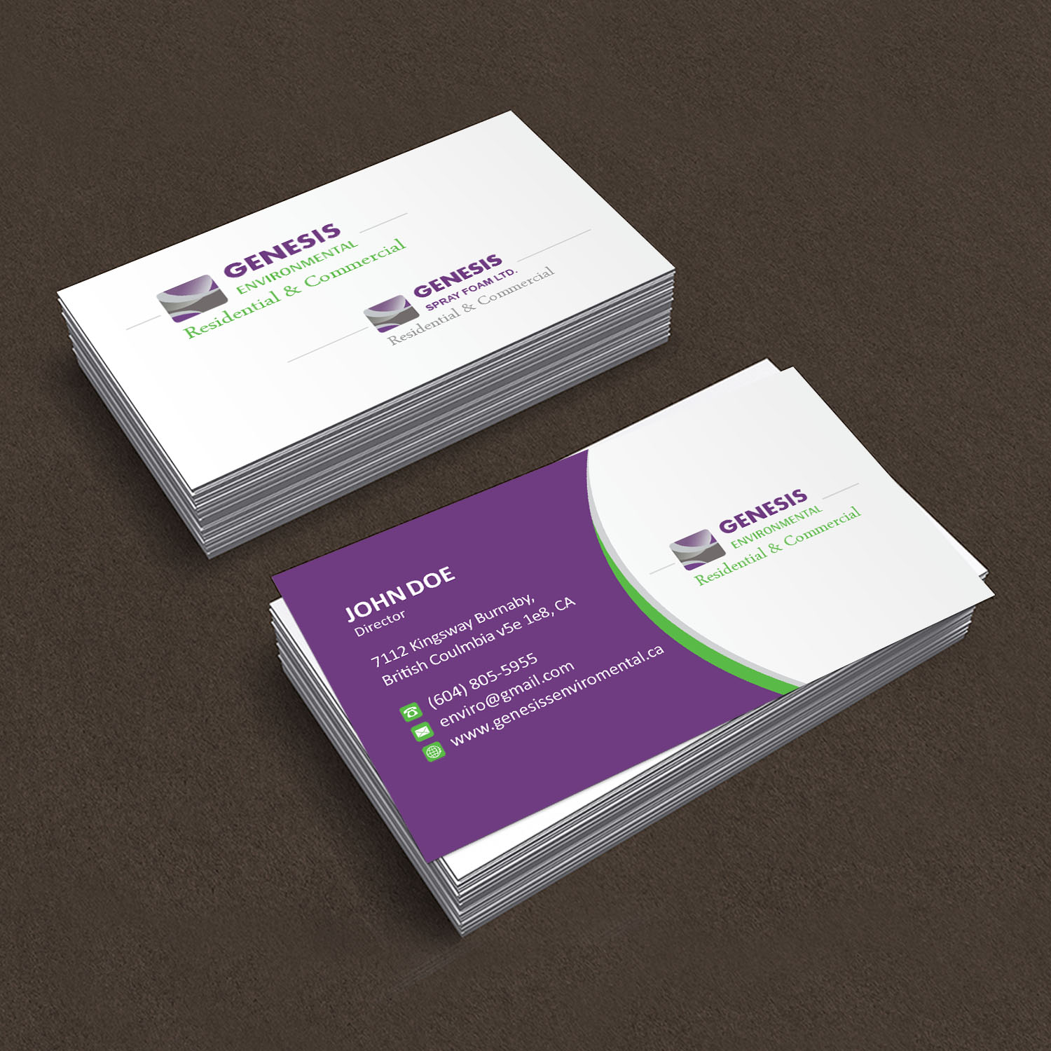 Design de Carte de Visite par Creative Jiniya pour Genesis  | Design #17850479