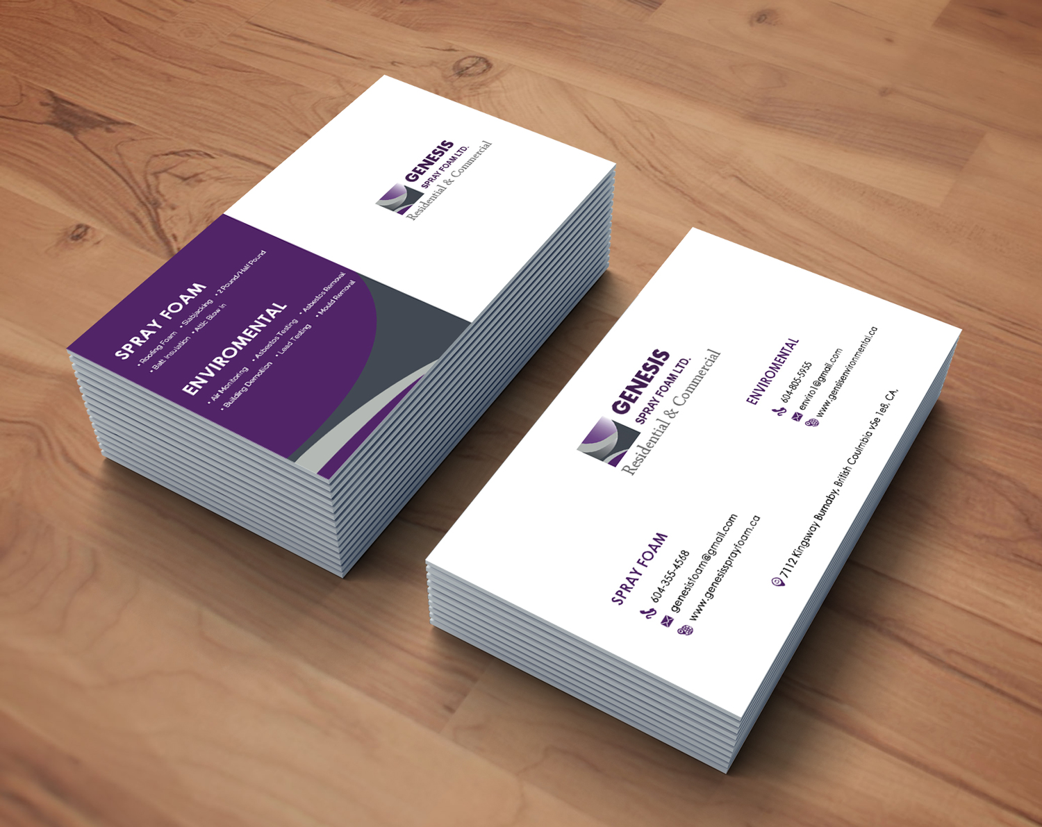 Visitenkarten-Design von Xclusive Designers für Genesis  | Design #17795404
