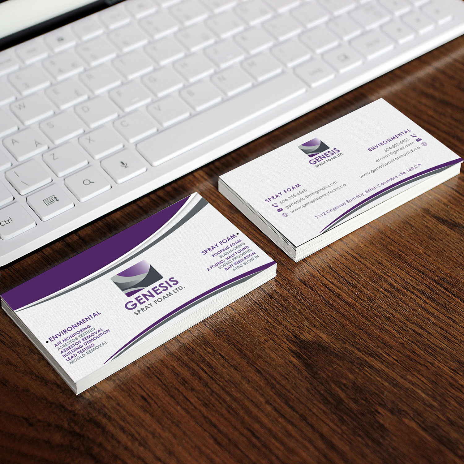 Business Card Design by Xclusive Designers for Genesis  | Design #17805553