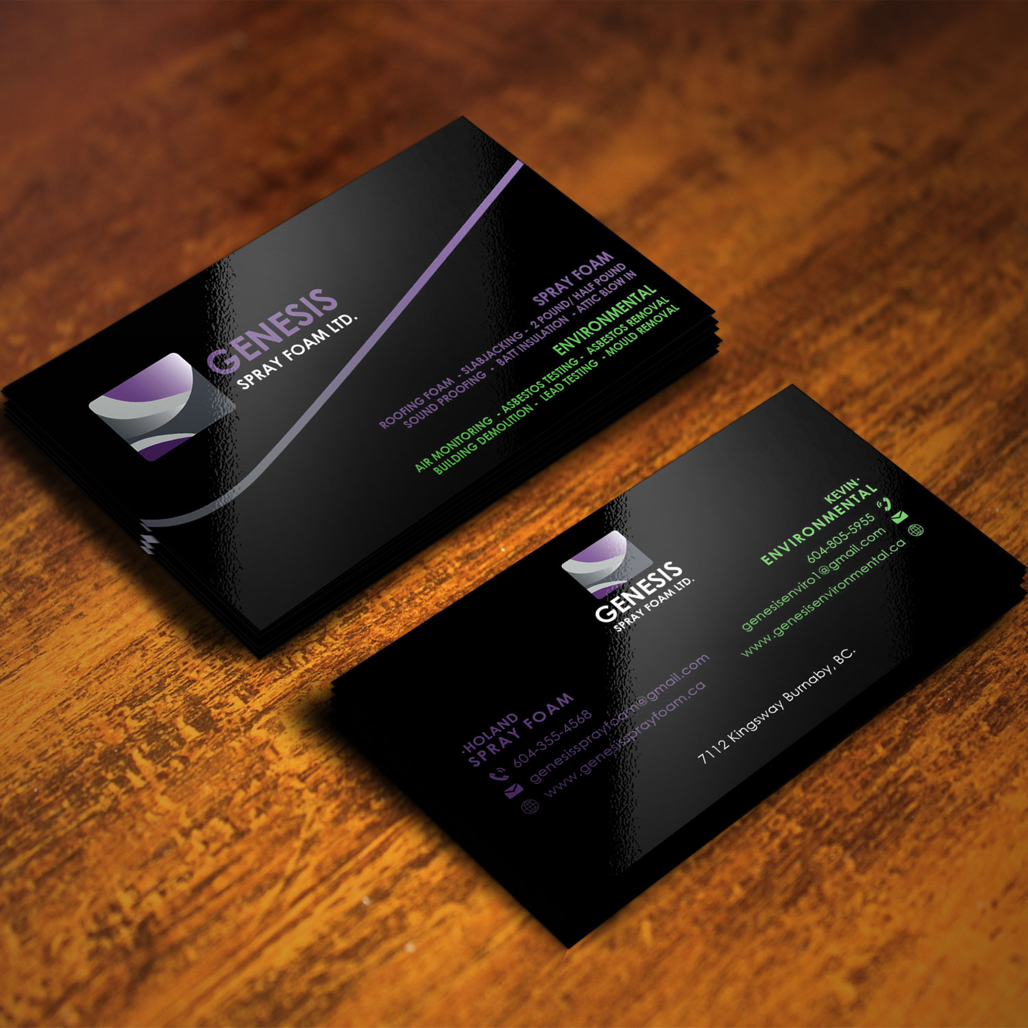 Business Card Design by Xclusive Designers for Genesis  | Design #17980150