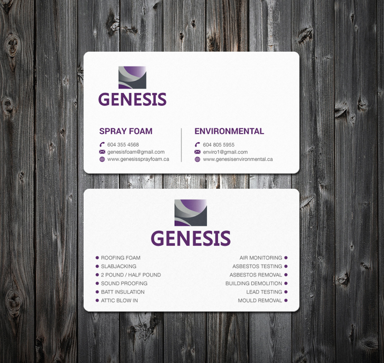 Visitenkarten-Design von mdreyad für Genesis  | Design #17897502