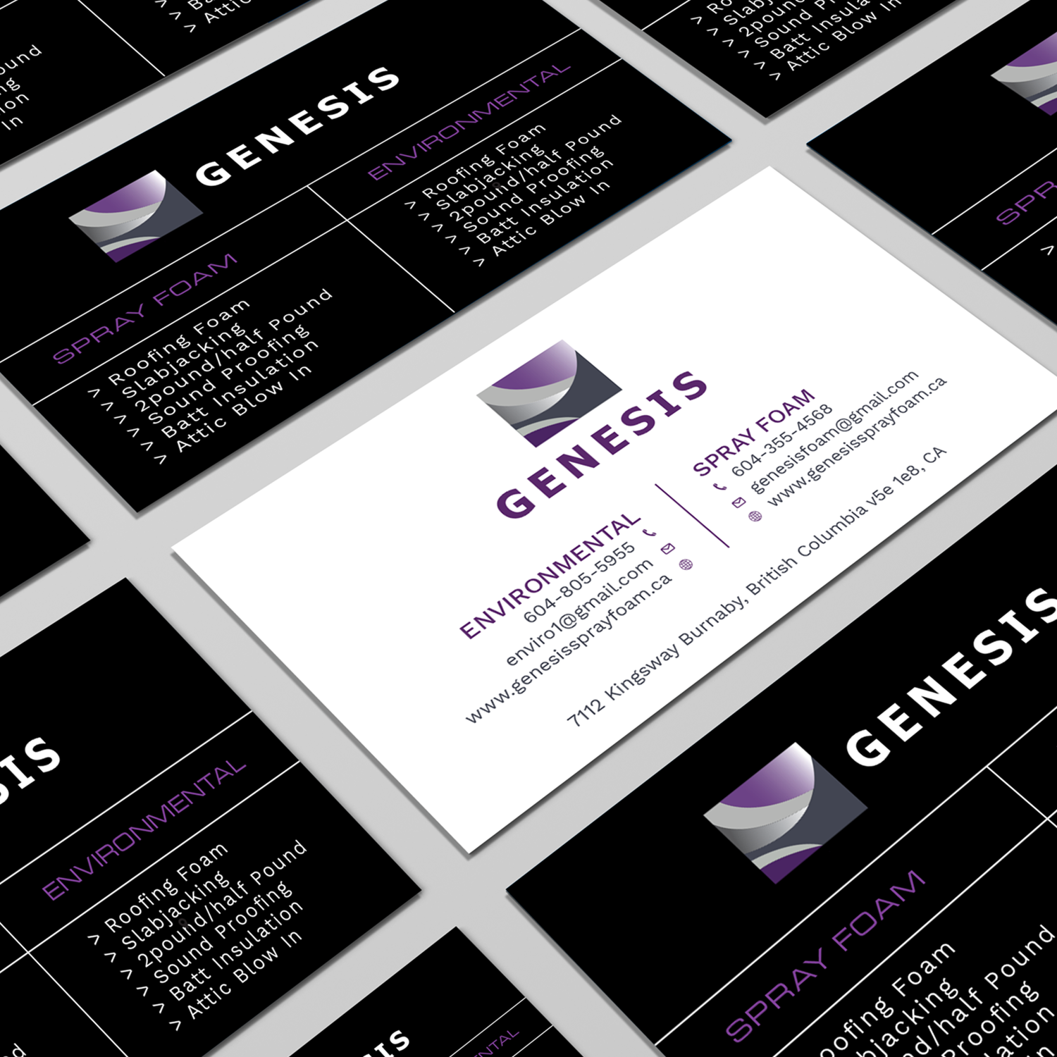 Visitenkarten-Design von Graphic Flame für Genesis  | Design #17905199