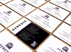 Visitenkarten-Design von Graphic Flame für Genesis  | Design: #17905200