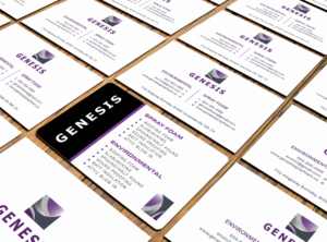 Visitenkarten-Design von Graphic Flame für Genesis  | Design: #17905201