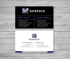 Visitenkarten-Design von Graphic Flame für Genesis  | Design: #17905216
