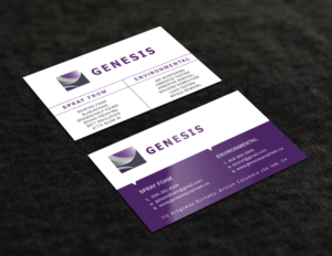 Visitenkarten-Design von Graphic Flame für Genesis  | Design: #17905238