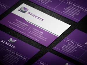Visitenkarten-Design von Graphic Flame für Genesis  | Design: #17905240