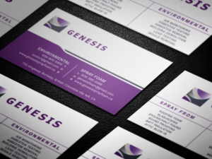 Visitenkarten-Design von Graphic Flame für Genesis  | Design: #17905241