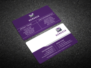 Visitenkarten-Design von Graphic Flame für Genesis  | Design: #17905249