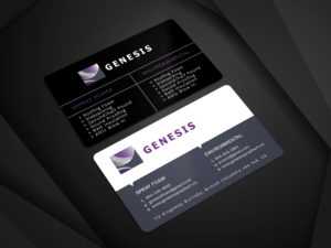 Visitenkarten-Design von Graphic Flame für Genesis  | Design: #17905265