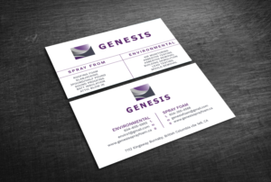 Visitenkarten-Design von Graphic Flame für Genesis  | Design: #17905266