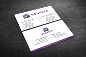 Visitenkarten-Design von Graphic Flame für Genesis  | Design: #17905269