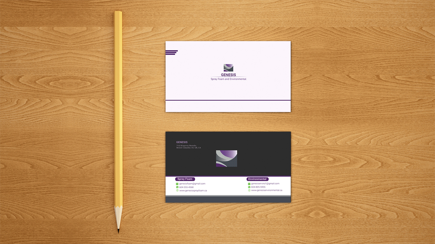 Business Card Design by Hossain M. Rezwan for Genesis  | Design #17879684